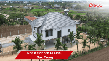 Home 51 Home nhà ở tư nhân Di Linh, Đức Trọng. Sử dụng ngói màu SCG PX11