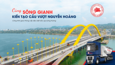 Home 40 Home Công trình sử dụng xi măng Sông Gianh: Cầu vượt Nguyễn Hoàng - Thừa Thiên Huế