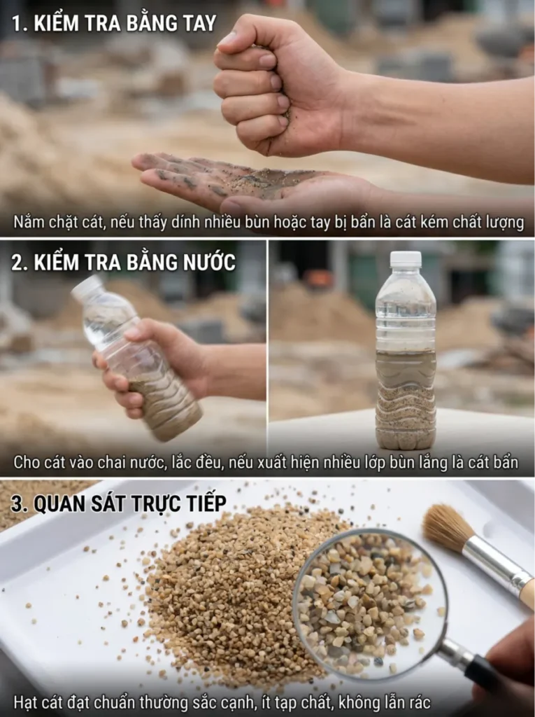 Cát xây dựng có những loại nào? Phân biệt các loại cát xây nhà 20 Cát xây dựng có những loại nào? Phân biệt các loại cát xây nhà các loại cát xây dựng