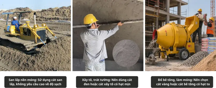 Cát xây dựng có những loại nào? Phân biệt các loại cát xây nhà 19 Cát xây dựng có những loại nào? Phân biệt các loại cát xây nhà các loại cát xây dựng