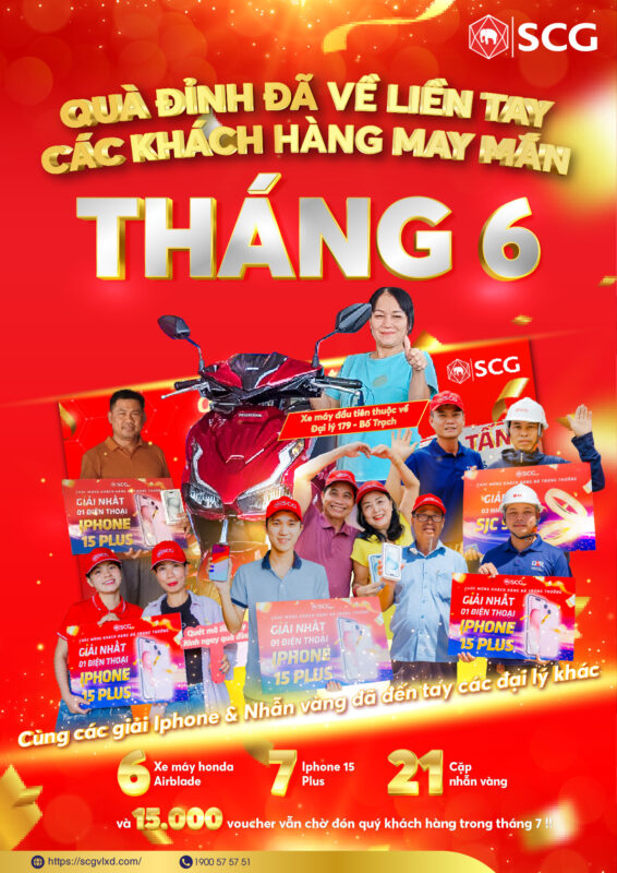 QUÀ ĐỈNH ĐÃ TRAO TAY KHÁCH HÀNG THÁNG 6!