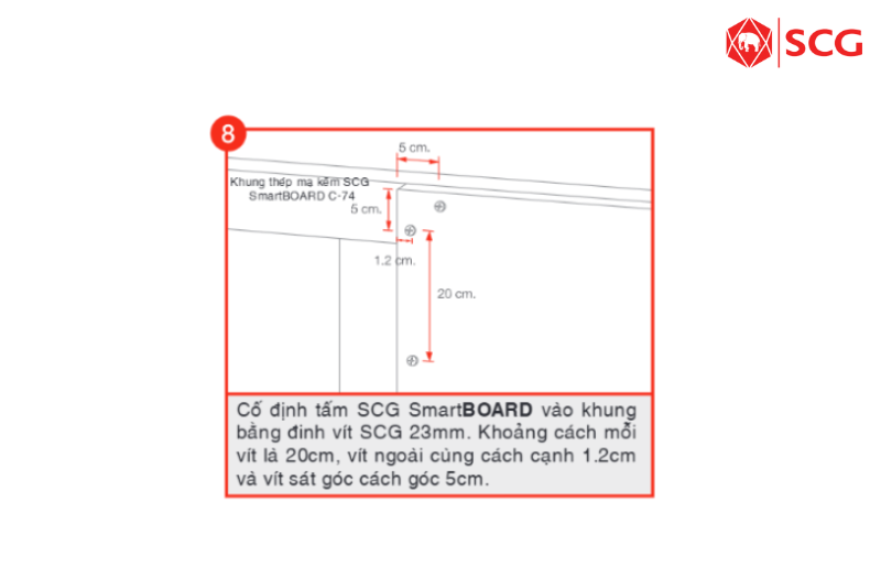 làm tường bằng tấm cemboard