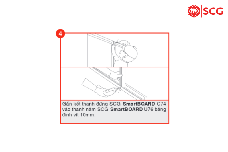 làm tường bằng tấm cemboard