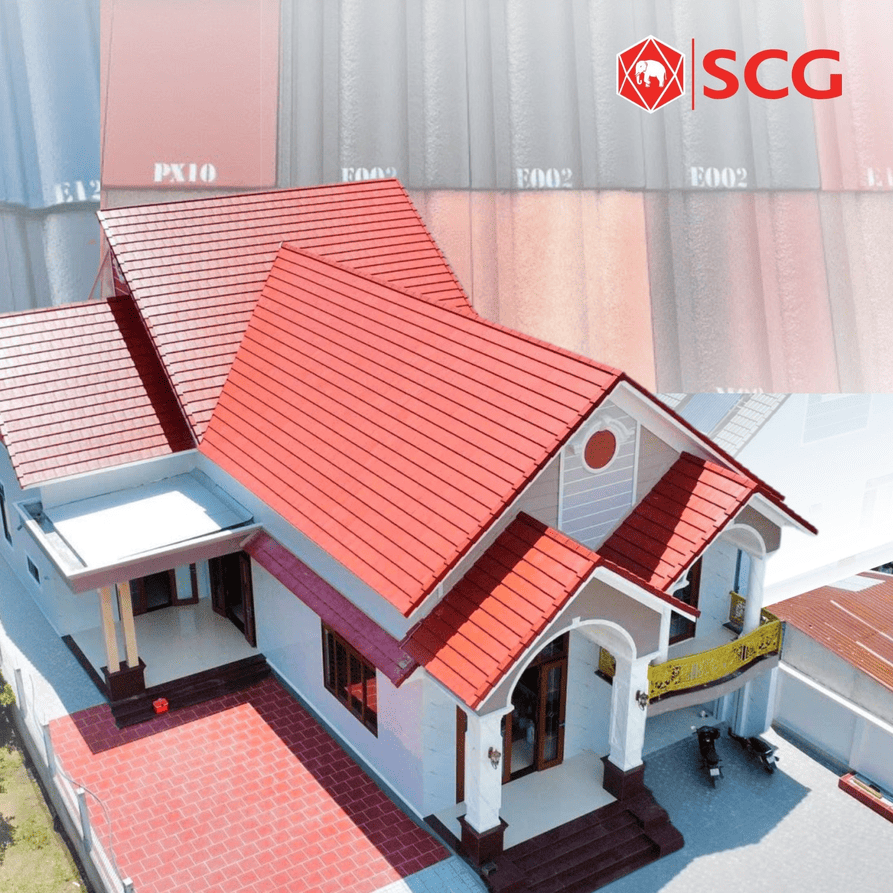 biệt thự ngói đỏ