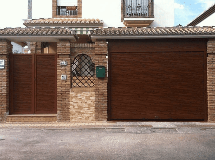 mái cổng sắt lợp ngói đẹp