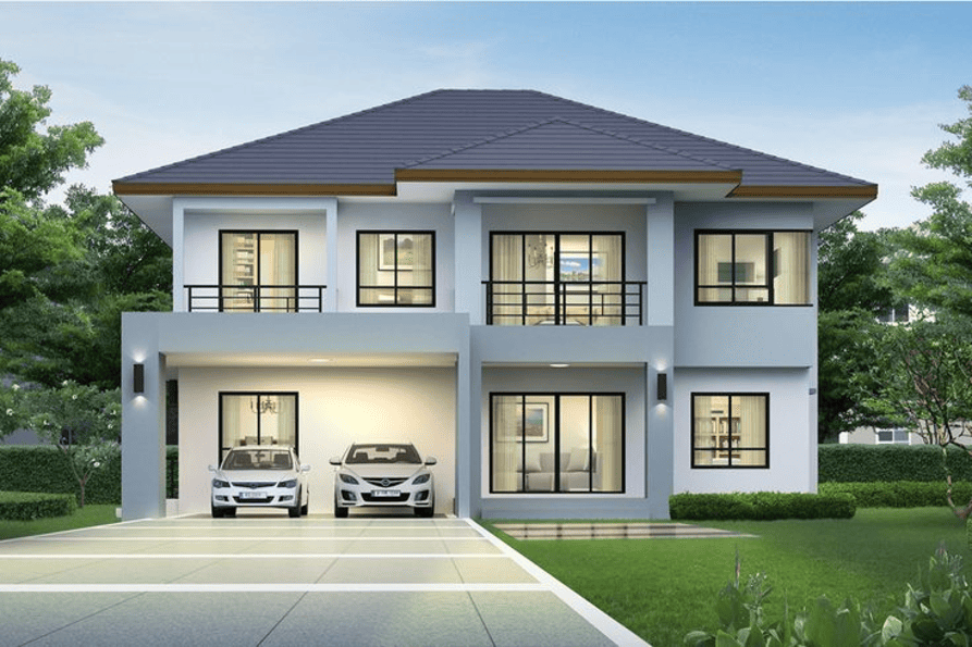 mẫu nhà mái ngói đẹp