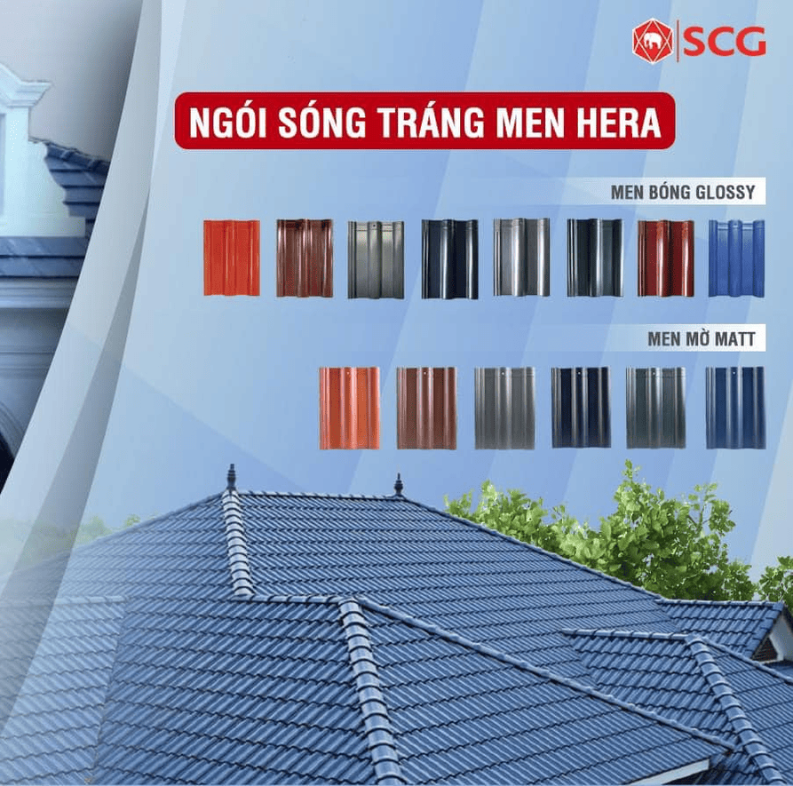 So sánh ngói và tôn giả ngói