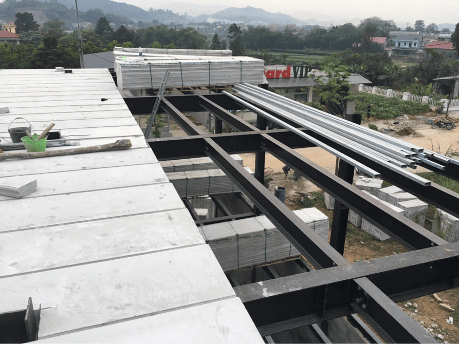 tấm cemboard làm nhà lắp ghép