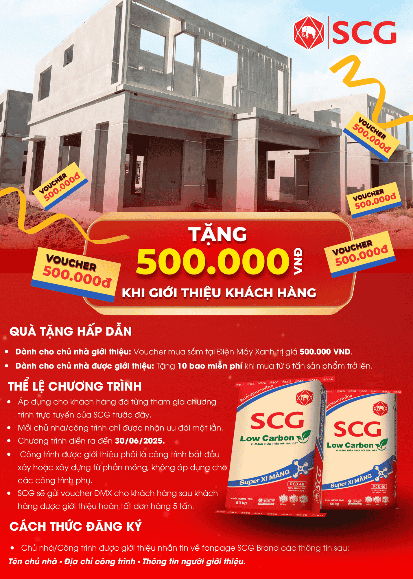 Chương trình ưu đãi giới thiệu khách hàng từ SCG
