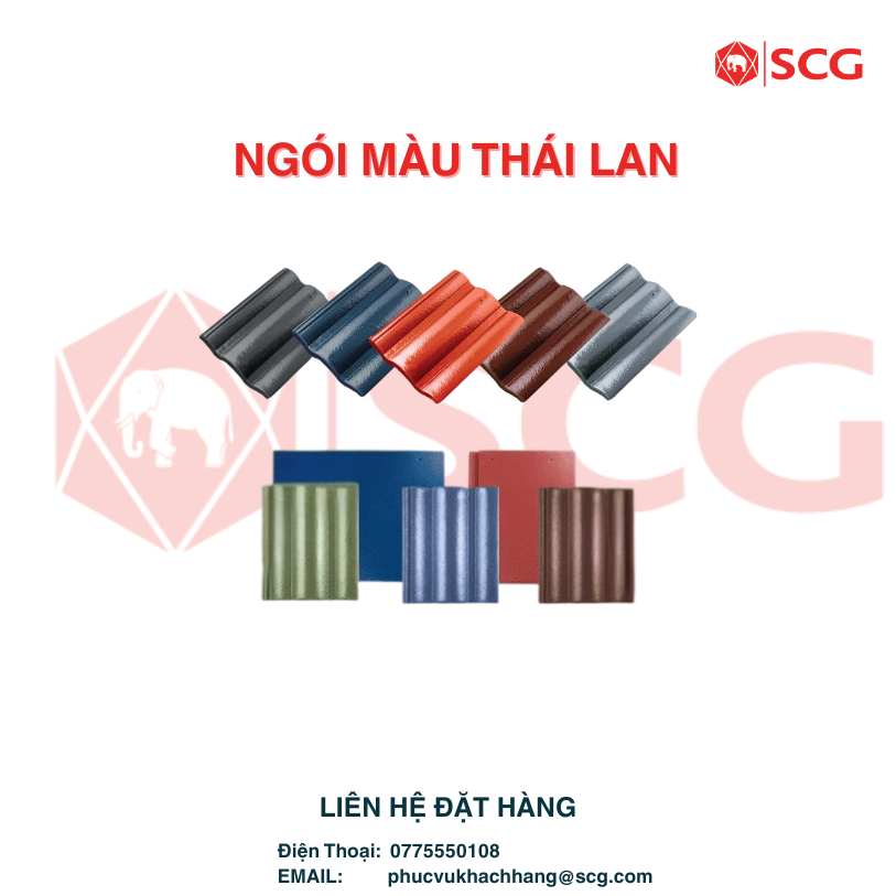 ngói màu thái lan