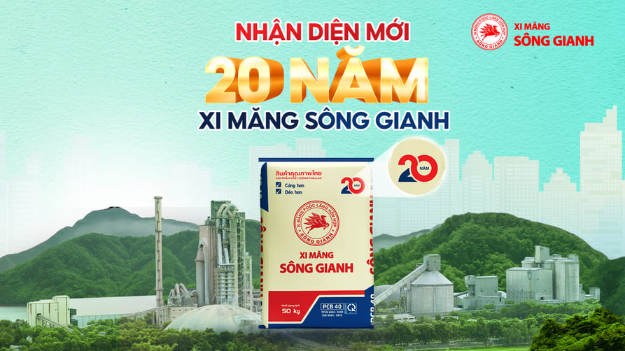 xi măng sông gianh ra mắt nhận diện mới
