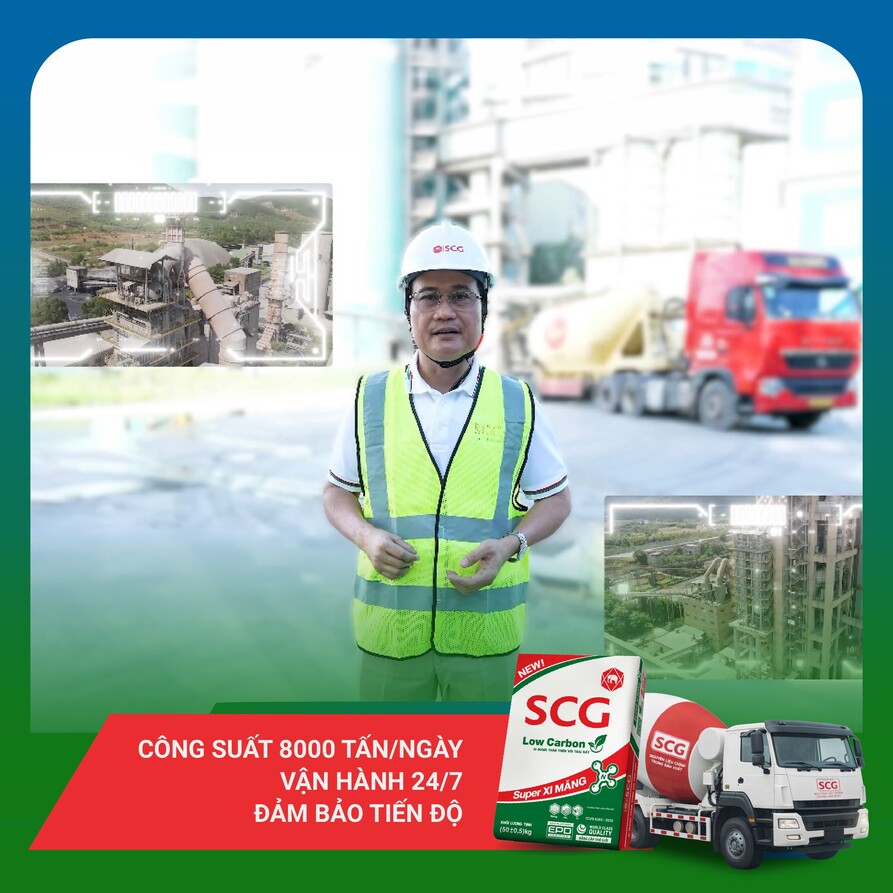 Công trình sử dụng xi măng SCG Low Carbon: Tổ hợp Hóa dầu Long Sơn (LSP) 