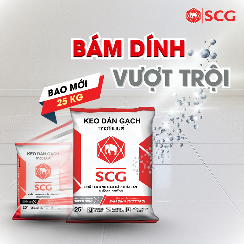 keo dán gạch ốp tường
