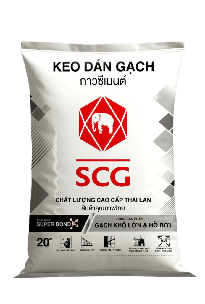 keo dán gạch ốp tường