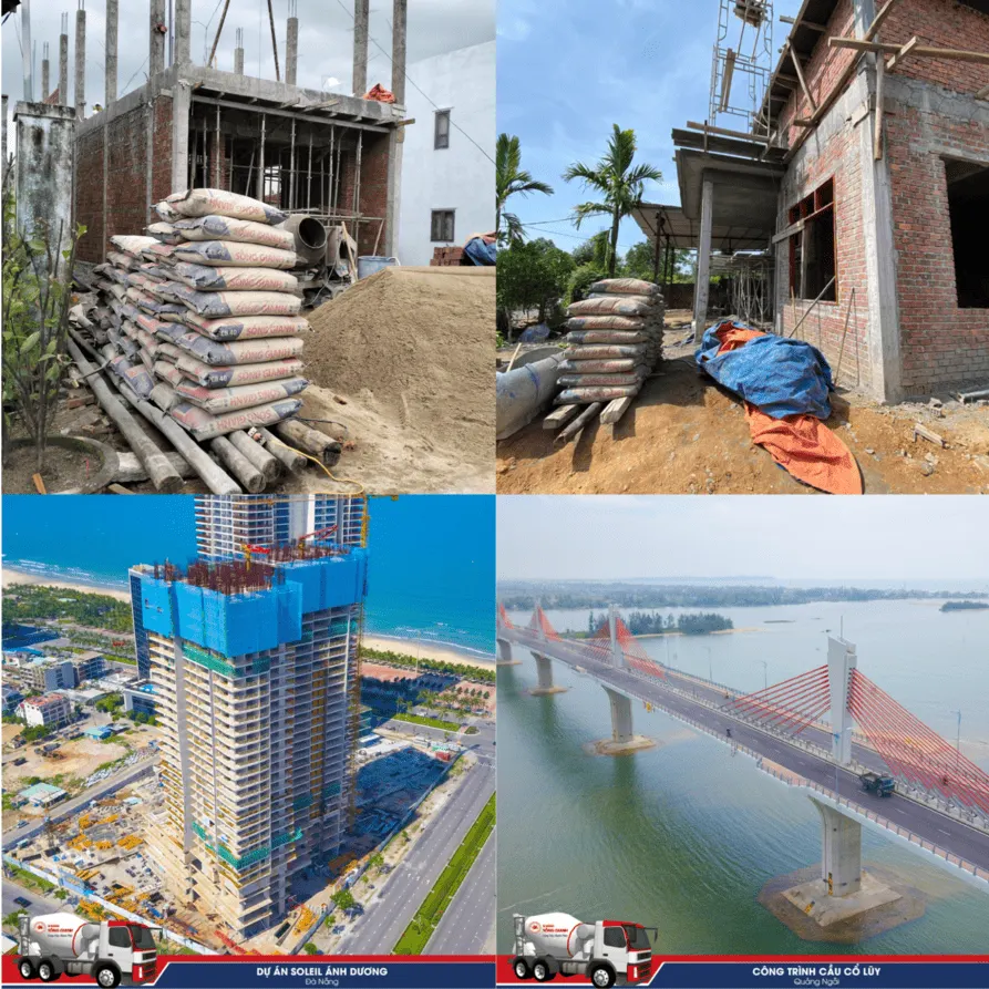 đổ móng dùng xi măng gì