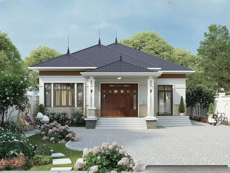 mẫu nhà vườn