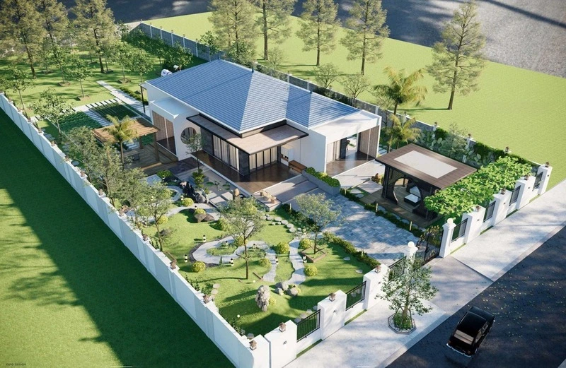 mẫu nhà vườn