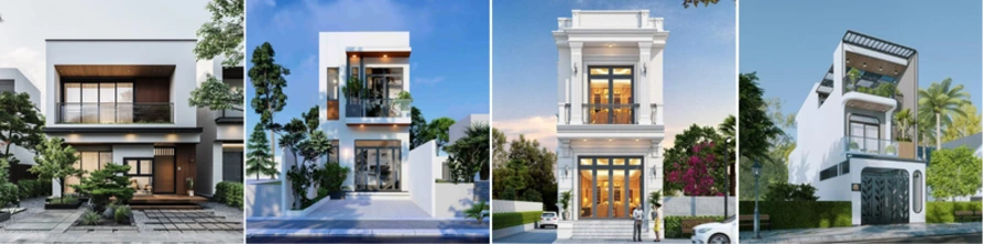 nhà 2 tầng hiện đại đơn giản