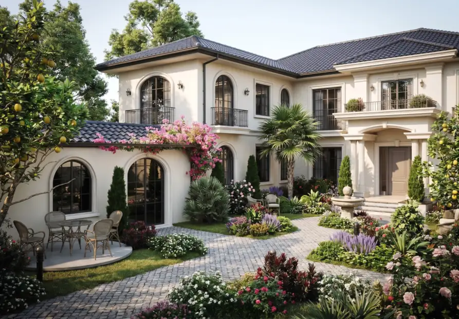 nhà 2 tầng đơn giản hiện đại