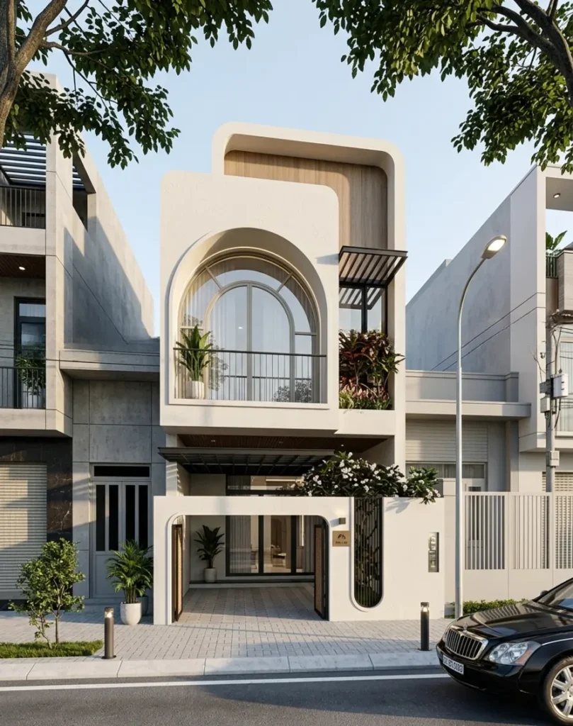 nhà 2 tầng đẹp đơn giản