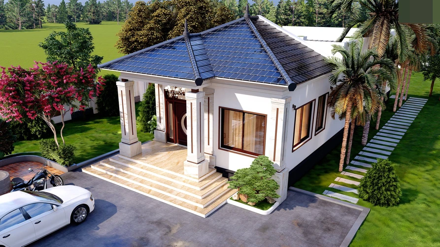 100 mẫu nhà mái Thái đẹp & Lưu ý cần nắm khi xây nhà mái thái 49 100 mẫu nhà mái Thái đẹp & Lưu ý cần nắm khi xây nhà mái thái nhà mái thái