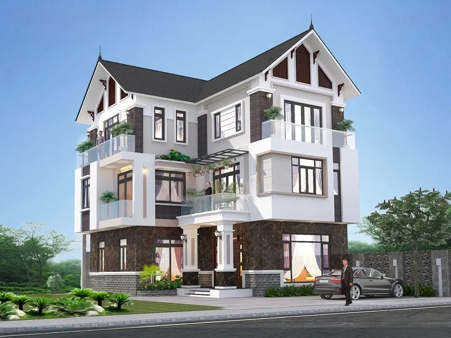 100 mẫu nhà mái Thái đẹp & Lưu ý cần nắm khi xây nhà mái thái 76 100 mẫu nhà mái Thái đẹp & Lưu ý cần nắm khi xây nhà mái thái Nhà mái thái