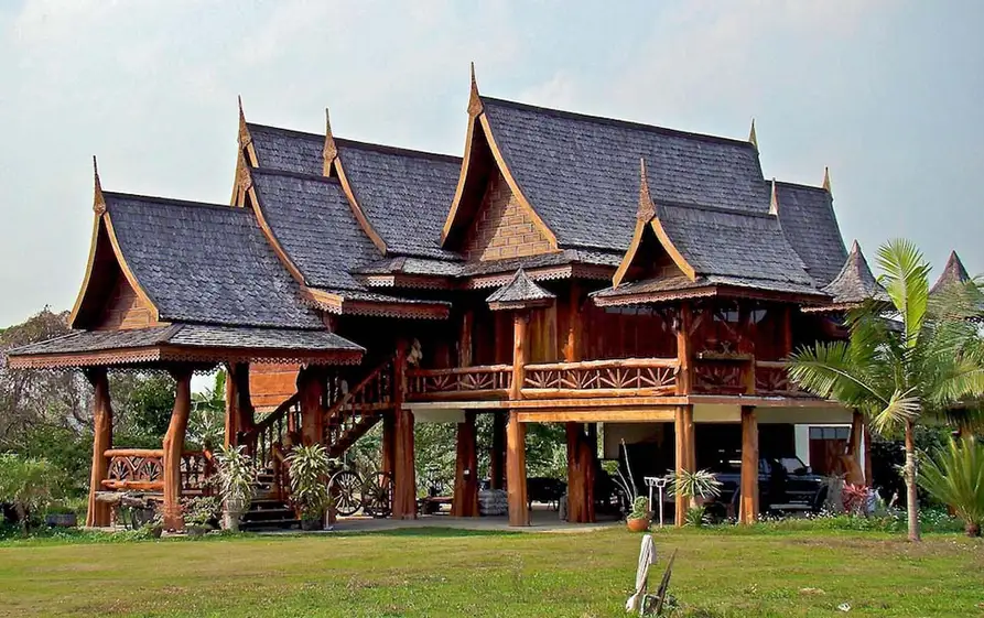 100 mẫu nhà mái Thái đẹp & Lưu ý cần nắm khi xây nhà mái thái 74 100 mẫu nhà mái Thái đẹp & Lưu ý cần nắm khi xây nhà mái thái Nhà mái thái