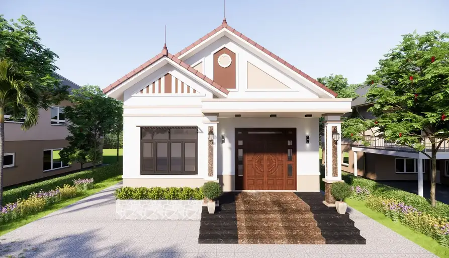 100 mẫu nhà mái Thái đẹp & Lưu ý cần nắm khi xây nhà mái thái 55 100 mẫu nhà mái Thái đẹp & Lưu ý cần nắm khi xây nhà mái thái Nhà mái thái