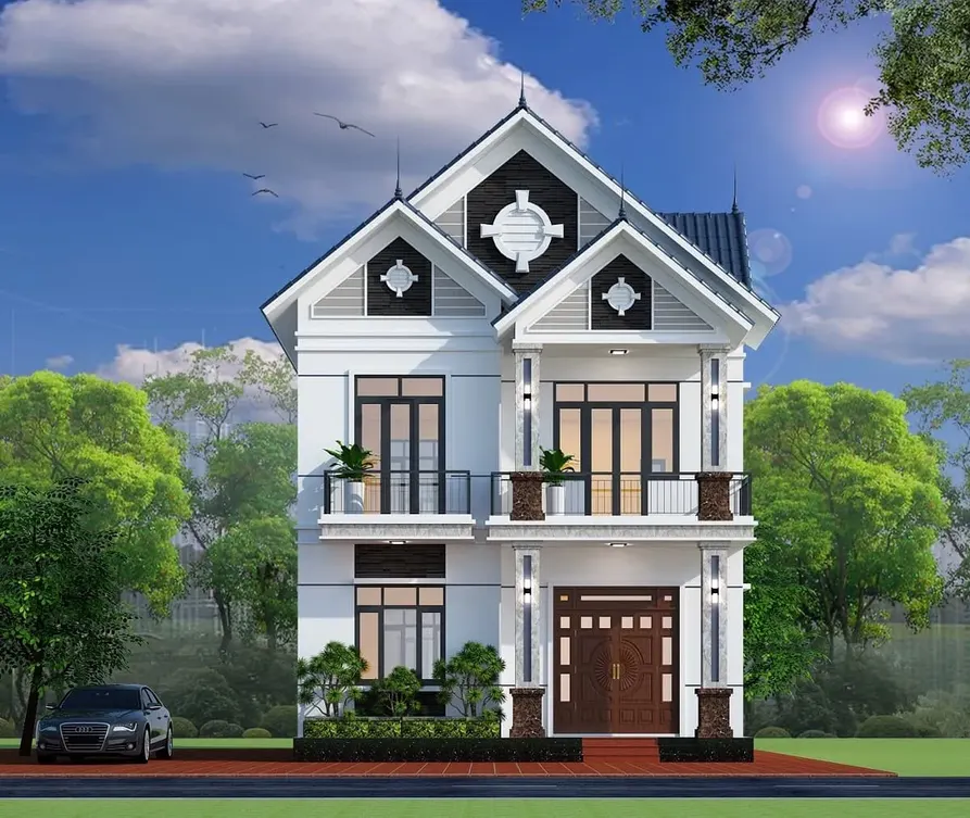 100 mẫu nhà mái Thái đẹp & Lưu ý cần nắm khi xây nhà mái thái 58 100 mẫu nhà mái Thái đẹp & Lưu ý cần nắm khi xây nhà mái thái Nhà mái thái