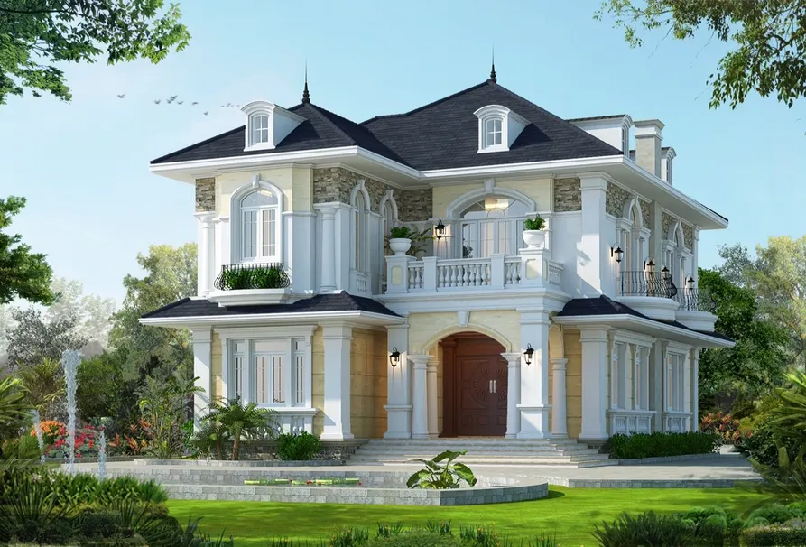 100 mẫu nhà mái Thái đẹp & Lưu ý cần nắm khi xây nhà mái thái 72 100 mẫu nhà mái Thái đẹp & Lưu ý cần nắm khi xây nhà mái thái Nhà mái thái