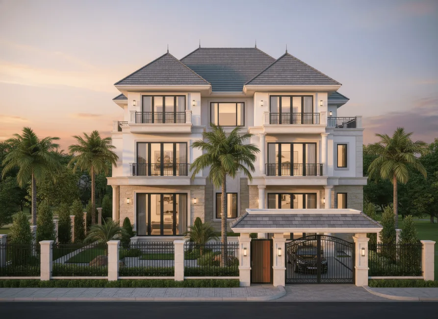 100 mẫu nhà mái Thái đẹp & Lưu ý cần nắm khi xây nhà mái thái 60 100 mẫu nhà mái Thái đẹp & Lưu ý cần nắm khi xây nhà mái thái Nhà mái thái
