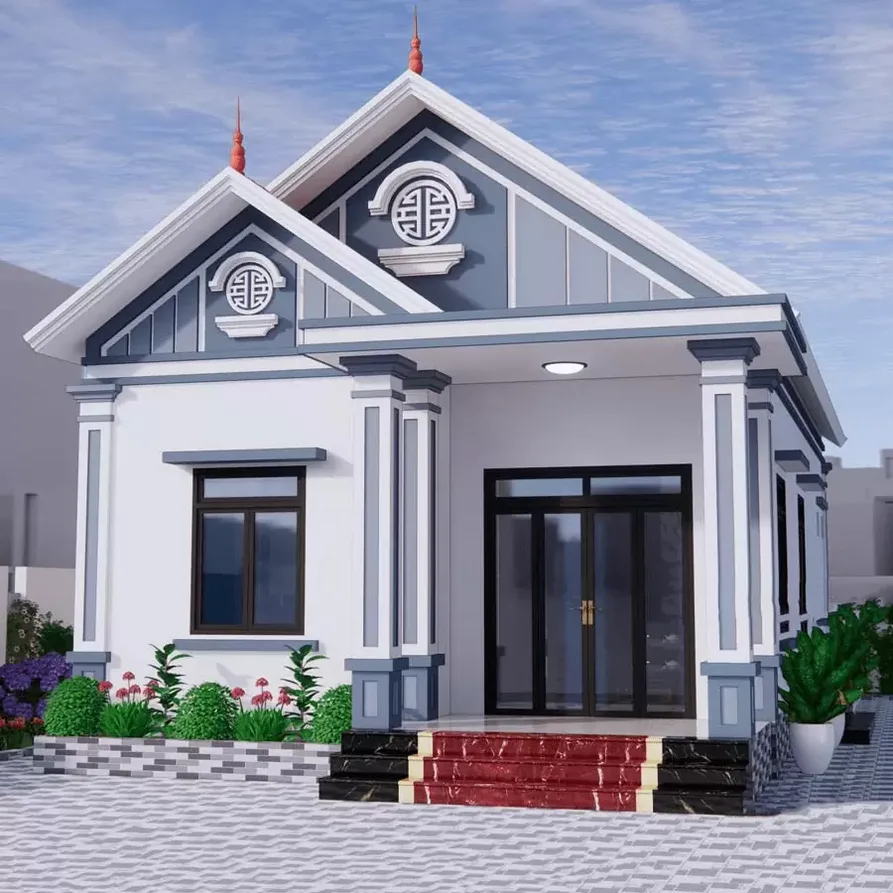 100 mẫu nhà mái Thái đẹp & Lưu ý cần nắm khi xây nhà mái thái 48 100 mẫu nhà mái Thái đẹp & Lưu ý cần nắm khi xây nhà mái thái Nhà mái thái