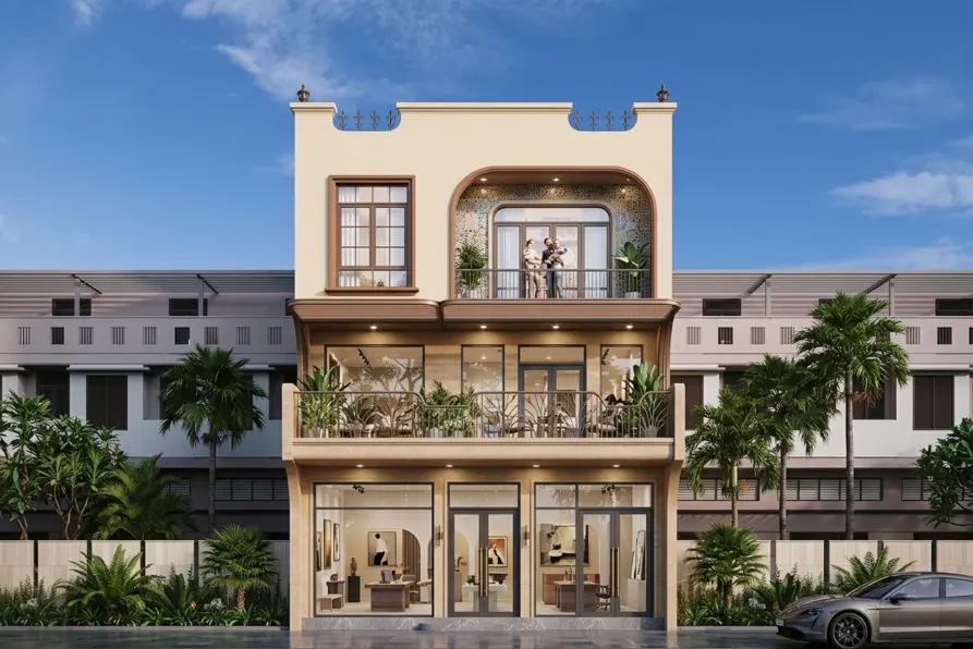 nhà phố 3 tầng hiện đại