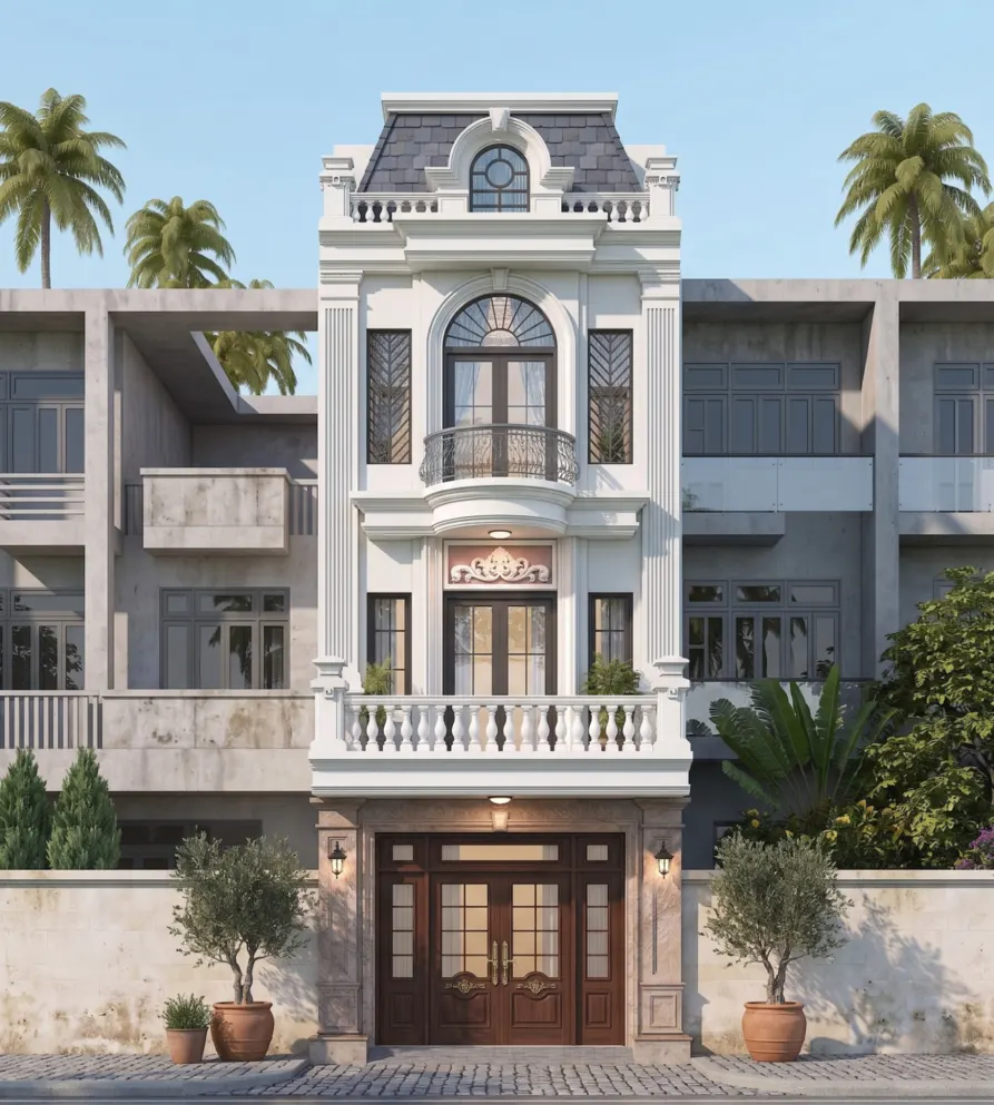 các mẫu nhà 3 tầng hiện đại