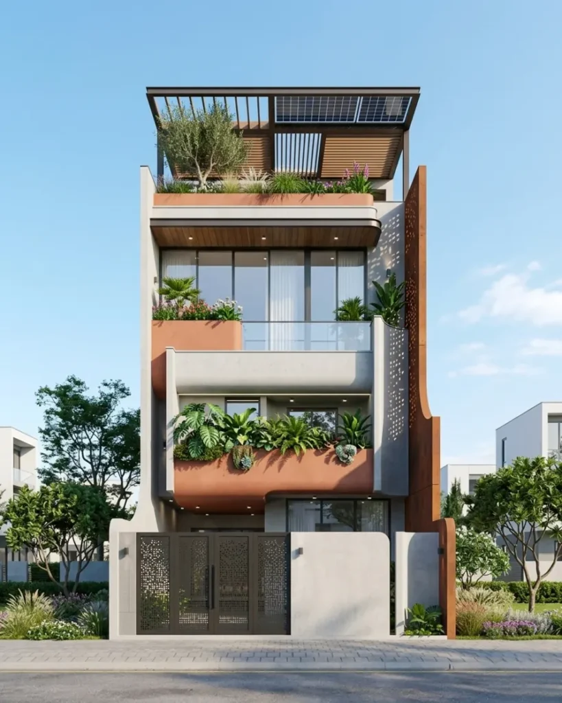 các mẫu nhà 3 tầng hiện đại