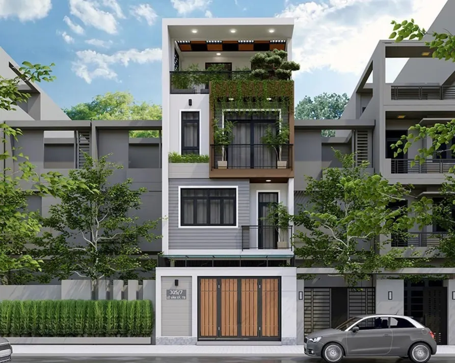 các mẫu nhà 3 tầng hiện đại