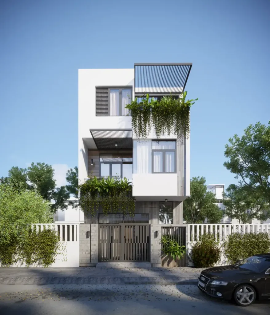 các mẫu nhà 3 tầng hiện đại