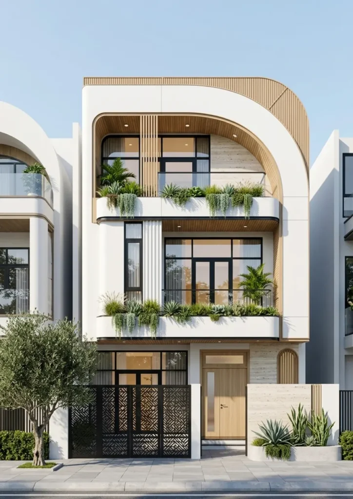 mẫu nhà 3 tầng hiện đại