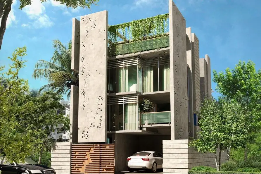 nhà phố 3 tầng hiện đại