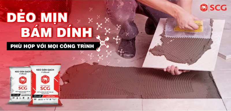 1 bao keo dán gạch được bao nhiêu m2? Định mức keo dán gạch SCG 8 1 bao keo dán gạch được bao nhiêu m2? Định mức keo dán gạch SCG 1 bao keo dán gạch được bao nhiêu m2
