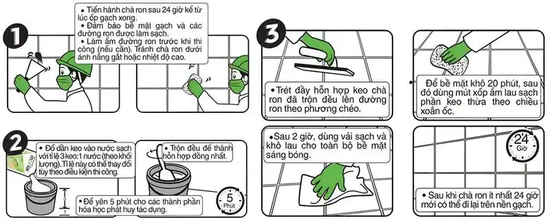 Keo chà ron nhà tắm