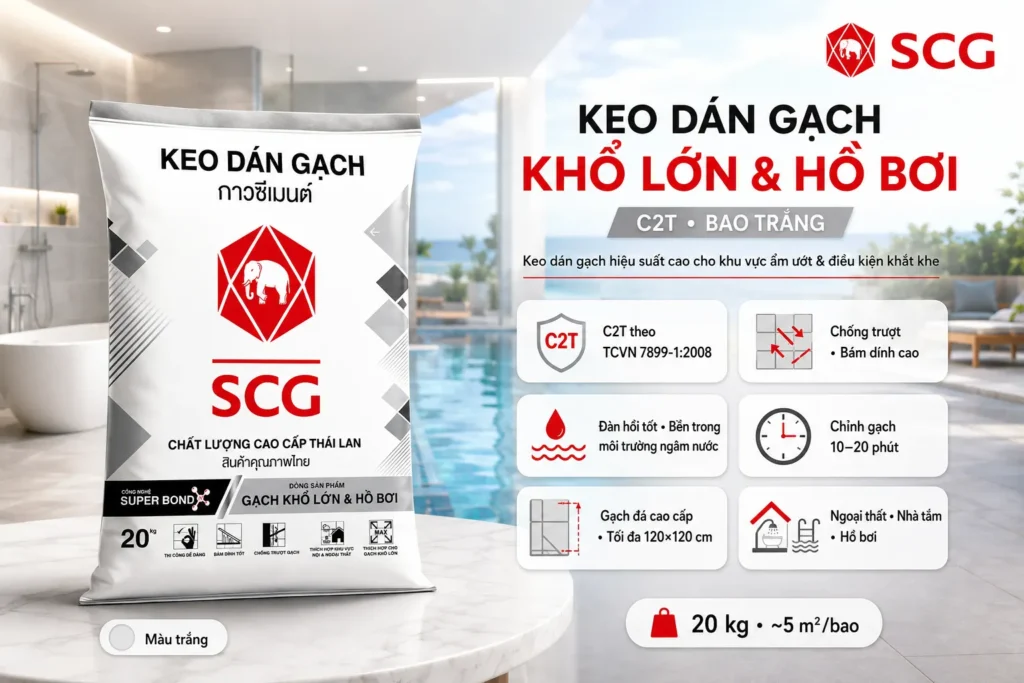 Keo dán gạch E-Class 8 Keo dán gạch E-Class keo dán gạch ốp tường