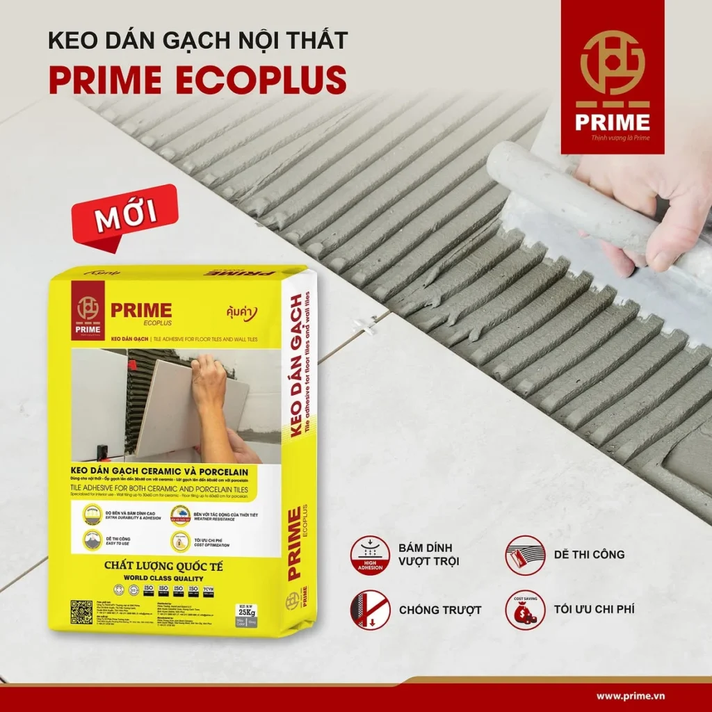 Keo dán gạch E-Class 10 Keo dán gạch E-Class Keo dán gạch ốp tường ngoài trời