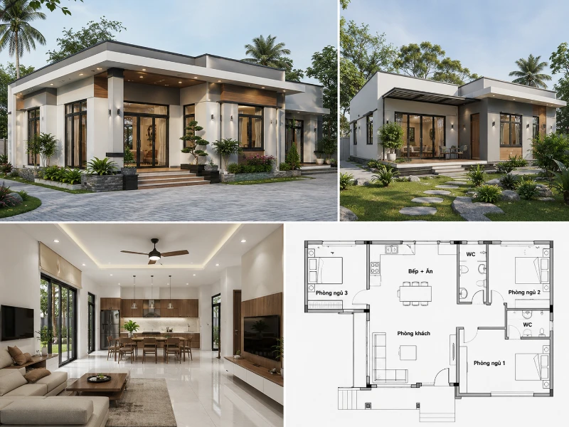 30+ mẫu nhà cấp 4 100m2 3 phòng ngủ đẹp & xu hướng 2026 23 30+ mẫu nhà cấp 4 100m2 3 phòng ngủ đẹp & xu hướng 2026 nhà cấp 4 100m2 3 phòng ngủ