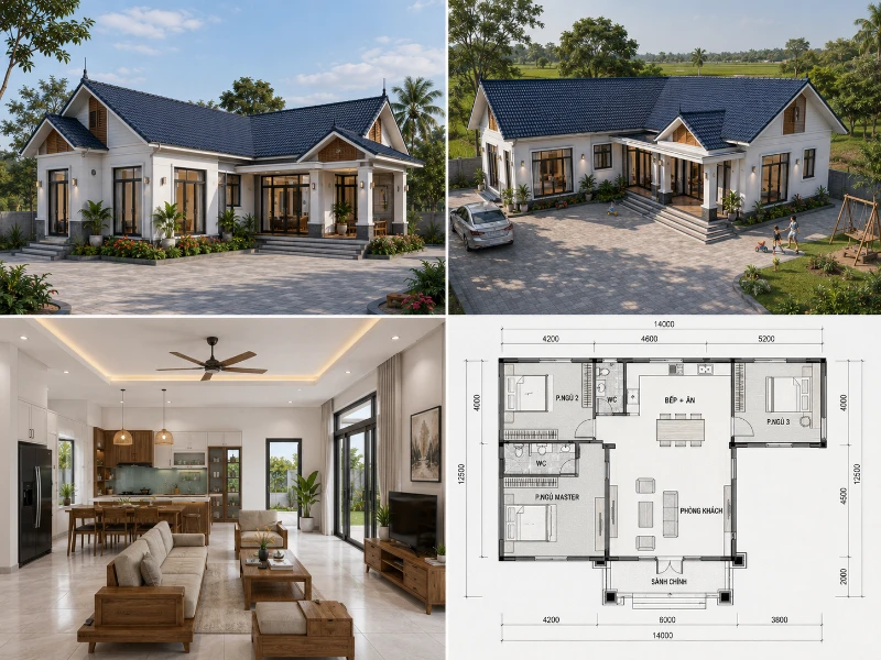30+ mẫu nhà cấp 4 100m2 3 phòng ngủ đẹp & xu hướng 2026 16 30+ mẫu nhà cấp 4 100m2 3 phòng ngủ đẹp & xu hướng 2026 nhà cấp 4 100m2 3 phòng ngủ