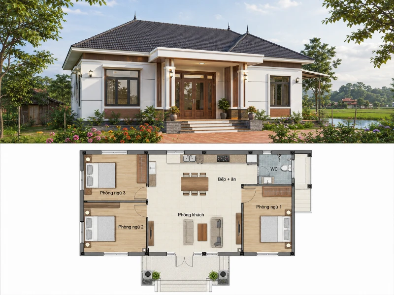 30+ mẫu nhà cấp 4 100m2 3 phòng ngủ đẹp & xu hướng 2026 15 30+ mẫu nhà cấp 4 100m2 3 phòng ngủ đẹp & xu hướng 2026 nhà cấp 4 100m2 3 phòng ngủ
