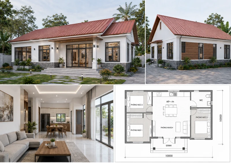 30+ mẫu nhà cấp 4 100m2 3 phòng ngủ đẹp & xu hướng 2026 25 30+ mẫu nhà cấp 4 100m2 3 phòng ngủ đẹp & xu hướng 2026 nhà cấp 4 100m2 3 phòng ngủ
