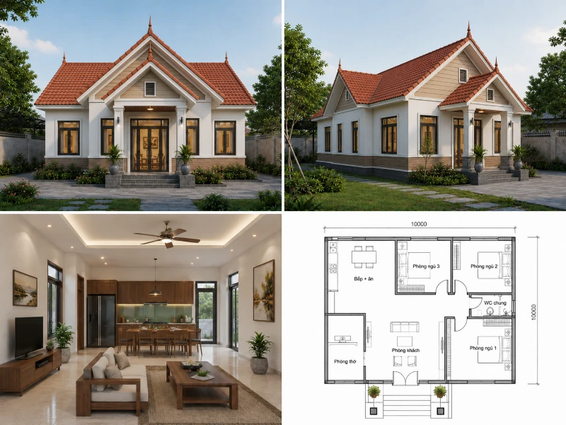 30+ mẫu nhà cấp 4 100m2 3 phòng ngủ đẹp & xu hướng 2026 21 30+ mẫu nhà cấp 4 100m2 3 phòng ngủ đẹp & xu hướng 2026 nhà cấp 4 100m2 3 phòng ngủ