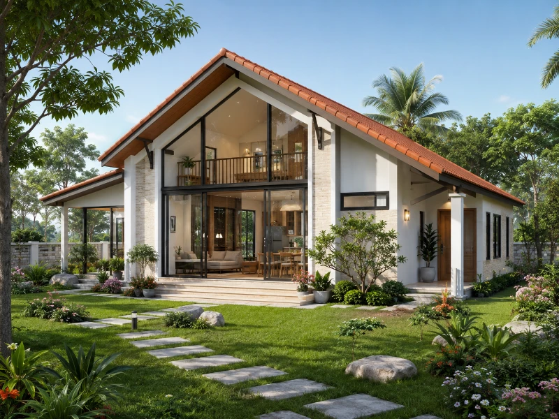 30+ Mẫu Nhà Mái Thái Gác Lửng 3 Phòng Ngủ Đẹp, Tiện Nghi 2026 34 30+ Mẫu Nhà Mái Thái Gác Lửng 3 Phòng Ngủ Đẹp, Tiện Nghi 2026 nhà mái thái gác lửng 3 phòng ngủ