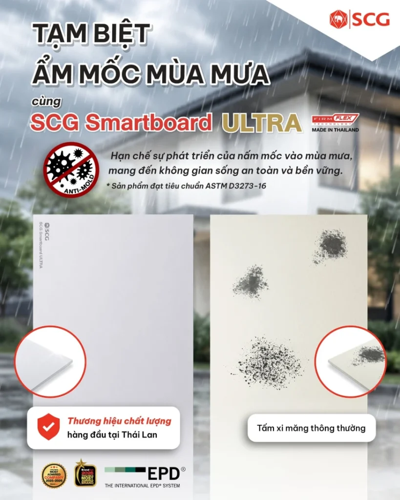 Tấm Cemboard có độc hại không? Giải đáp cùng SCG 3 Tấm Cemboard có độc hại không? Giải đáp cùng SCG Tấm Cemboard có độc hại không